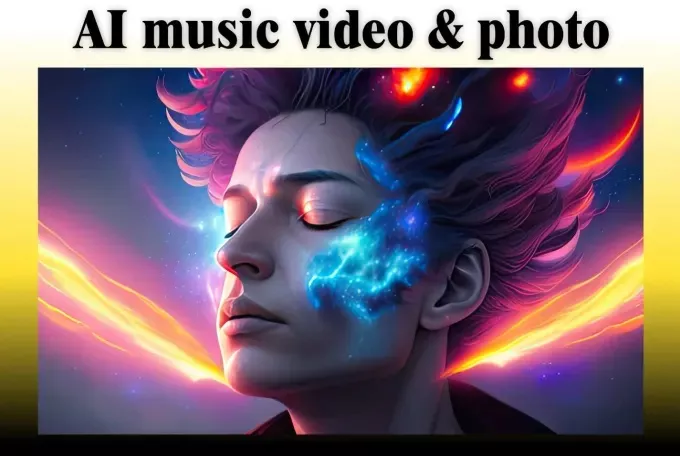 create unique ai generated music video and music visualization