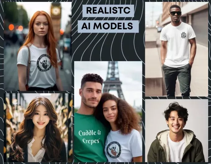 create authentic ai generated models