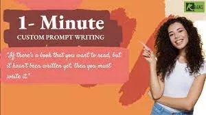 write you creative ugc, custom writing prompts in less time