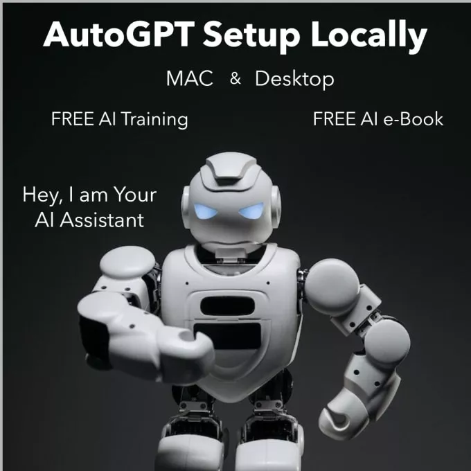 I will install and teach you how to use autogpt plus give you a free ai ebook