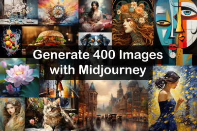 I will generate up to 3000 images with midjourney ai in bulk from your prompts