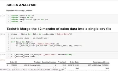 do python data science analysis or machine learning projects on jupyter notebook