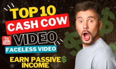 do top 10 faceless cash cow video editing for youtube automation human voice ai