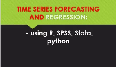 offer time series forecasting and regression analysis using r, spss