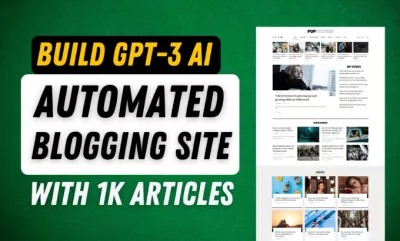 I will craft an ai auto blogging wordpress site for your chosen niche with 1k articles